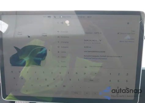 2025 Tesla Model Y Long Range Dual Motor All-Wheel Drive из США, поврежденный, VIN 7SAYGDED0SA339086